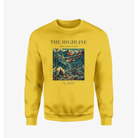 Thumbnail for VINTAGE G4051 - The Highline - Designed Sweatshirts design on yellow