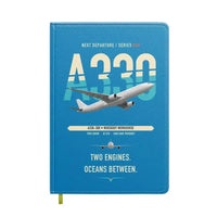 Thumbnail for Airbus A330-300 design on turquoise notebook