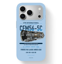 Thumbnail for CFM56-5C Case design on light blue iphone case