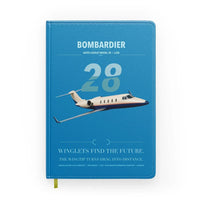 Thumbnail for Bombardier Learjet 28 design on turquoise notebook