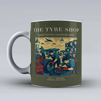 Thumbnail for VINTAGE G4535 - The Tyre Shop - Ceramic Mug design on greenarmy