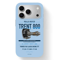 Thumbnail for TRENT 800 Case design on light blue iphone case