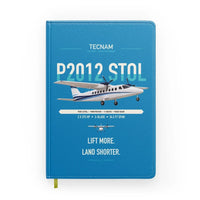 Thumbnail for Tecnam P2012 STOL design on turquoise notebook