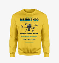 Thumbnail for DJI Matrice 400 design on yellow sweatshirt