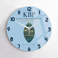 Thumbnail for Boryspil International Airport KBP Wall-Clock No-Frame - Light Blue