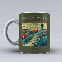 Thumbnail for VINTAGE G4461 - The Runway Foam Drill - Ceramic Mug design on greenarmy