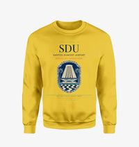 Thumbnail for Santos Dumont Airport (SDU) design on yellow sweatshirt