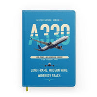Thumbnail for Airbus A330-900neo design on turquoise notebook