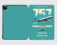 Thumbnail for Boeing 757-300 design on turquoise ipad tablet case