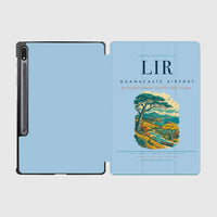 Thumbnail for Guanacaste Airport (LIR) design on light blue samsung tablet tablet case