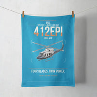 Thumbnail for Bell 412EPI design on turquoise towel