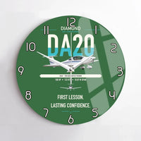 Thumbnail for Diamond DA20 design on green no frame wall clock