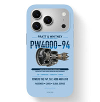 Thumbnail for PW4000-94 Case design on light blue iphone case