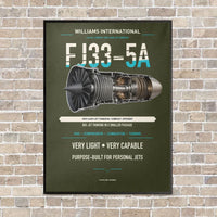 Thumbnail for FJ33-5A vertical canvas print - framed - green army background