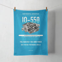Thumbnail for IO-550 design on turquoise towel