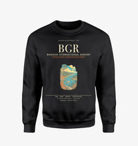 Thumbnail for Bangor International Airport BGR Sweatshirt - Black