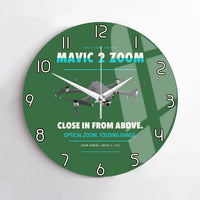 Thumbnail for DJI Mavic 2 Zoom design on green no frame wall clock