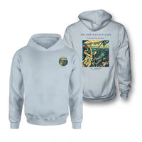 Thumbnail for VINTAGE G4194 - The Fire Watch Flight - Double-Side Hoodie design on lightblue double side
