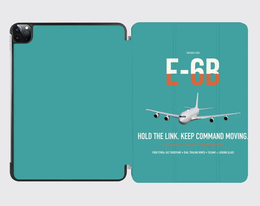 E-6B Mercury design on turquoise ipad tablet case