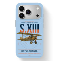 Thumbnail for SPAD S.XIII C.1 design on light blue magsafe iphone case, for iPhone 17 Pro