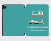 Thumbnail for E-4B Nightwatch design on turquoise ipad tablet case
