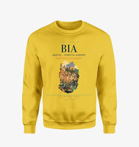 Thumbnail for Bastia – Poretta Airport BIA Sweatshirt - Yellow