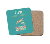 Thumbnail for Casper–Natrona County International Airport (CPR) design on turquoise 1 piece coaster