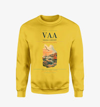 Thumbnail for Vaasa Airport (VAA) design on yellow sweatshirt