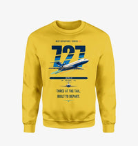 Thumbnail for Boeing 727-200 design on yellow sweatshirt