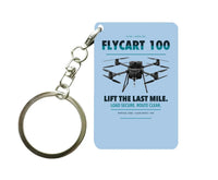 Thumbnail for DJI FlyCart 100 Key Chain design on light blue key chain