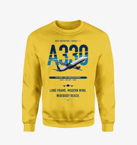 Thumbnail for Airbus A330-900neo design on yellow sweatshirt