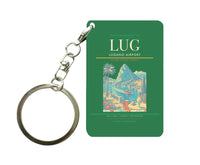 Thumbnail for Lugano Airport (LUG) design on green key chain