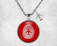 Thumbnail for Aviation Finger Print Necklace - view 9