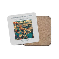 Thumbnail for The Rooftop Spotting Deck - Designed Coasters design on light gray 1-piece