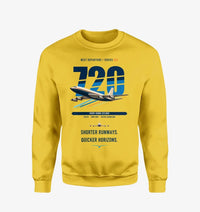 Thumbnail for Boeing 720B design on yellow sweatshirt