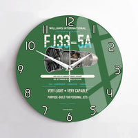 Thumbnail for FJ33-5A design on green no frame wall clock