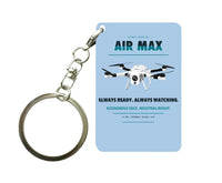 Thumbnail for Percepto Air Max Key Chain design on light blue key chain