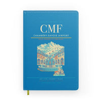 Thumbnail for Chambéry-Savoie Airport (CMF) design on turquoise notebook