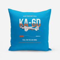 Thumbnail for KA-6D Intruder design on turquoise pillow