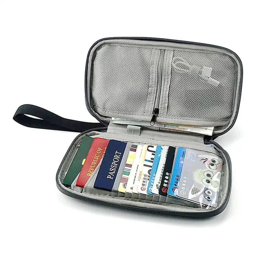 Anti Theft Brush RFID Travel Passport Protective Cover Storage Card Bag