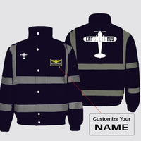 Thumbnail for Eat Sleep Fly & Propeller Winter Jacket - view 9