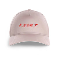 Thumbnail for Austrian Airlines logo printed on pink cap