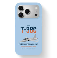 Thumbnail for T-38C Talon design on light blue magsafe iphone case, for iPhone 17 Pro