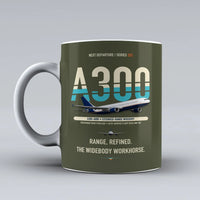 Thumbnail for A300-600R Mug design on green army airbus