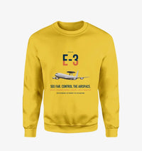 Thumbnail for E-3 Sentry AWACS design on yellow sweatshirt