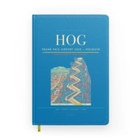Thumbnail for Frank País Airport (HOG) design on turquoise notebook