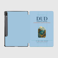Thumbnail for Dunedin Airport (DUD) design on light blue samsung tablet tablet case