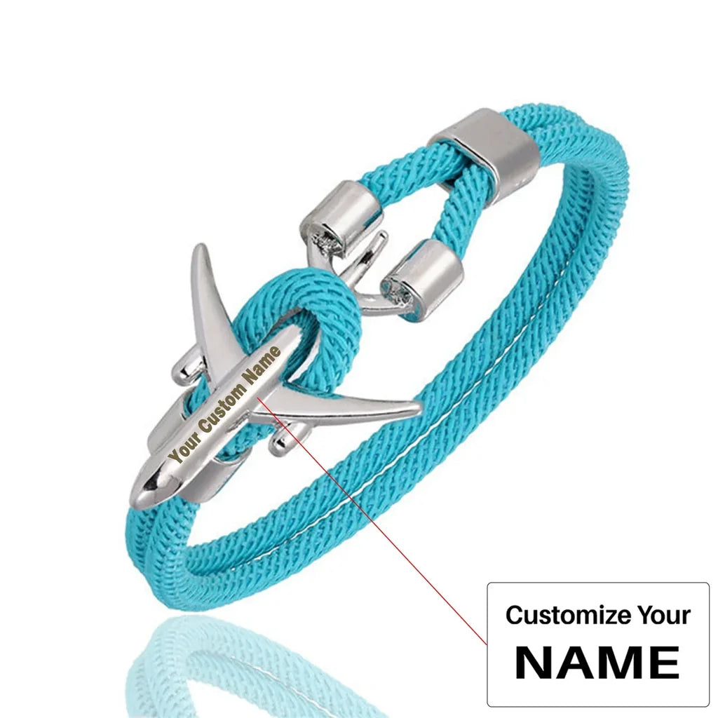 Customisable Airplane Shape Bracelet - view 18
