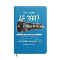 Thumbnail for AE 3007 design on turquoise notebook