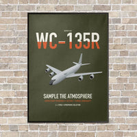 Thumbnail for WC-135R Constant Phoenix vertical canvas print - framed - green army background